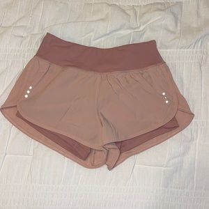 Pink dry fit shorts